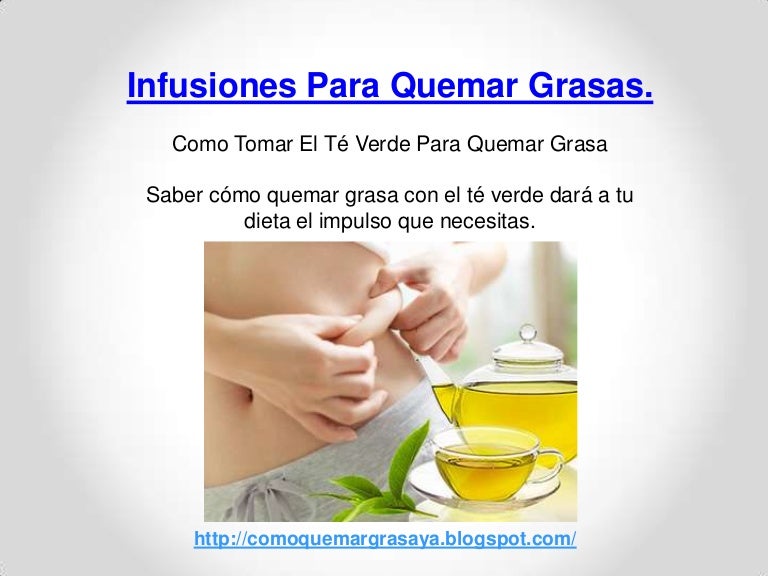 Que infusiones tomar para adelgazar rapido